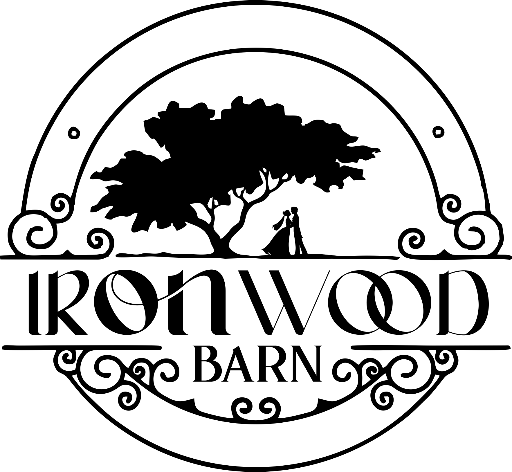 Ironwood barn Logo without text BLK
